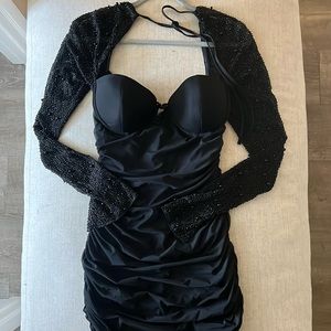 St. Germain beaded Oh Polly dress